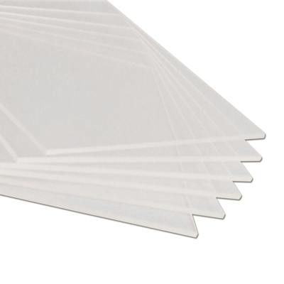 0.015" x 25" x 52" Clear Rigid Vinyl Sheet