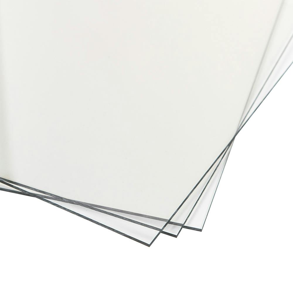 0.187" (4.7mm) x 48" x 48" TUFFAK® Clear Polycarbonate Sheet