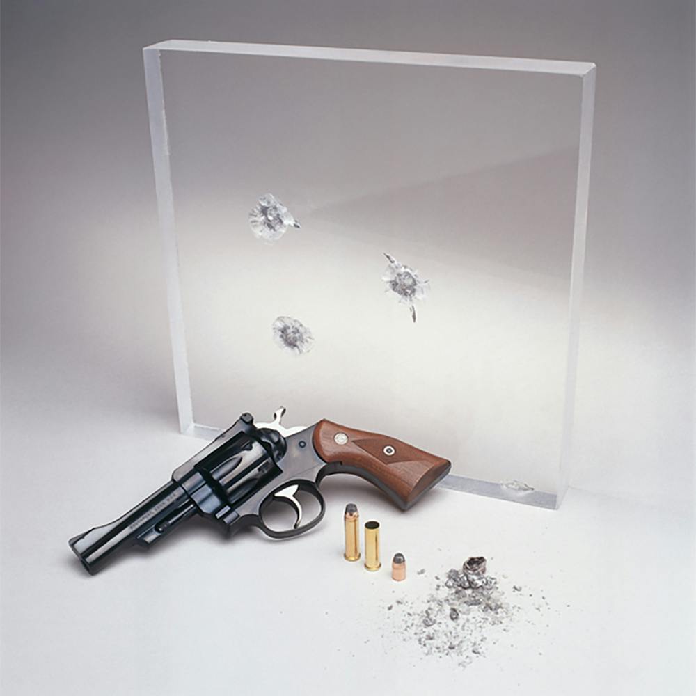 1.378" x 48" x 96" Coated Level 2 Bullet Resistant Acrylic Sheet