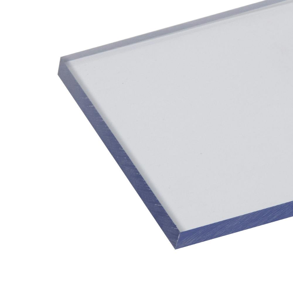 0.236" x 24" x 48" Clear Abrasion-Resistant Polycarbonate Sheet