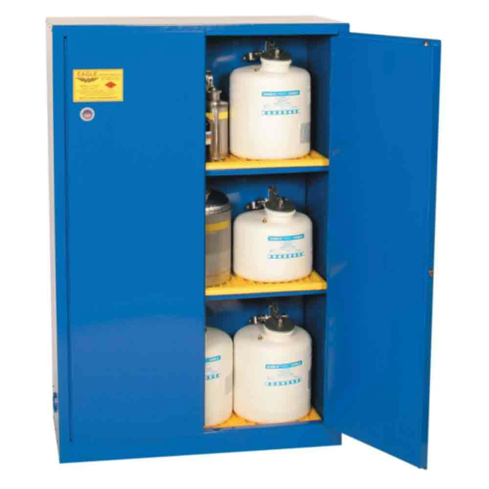 45 Gallon Acid/Corrosive Cabinet with 2 Manual-Close Doors