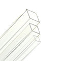 1-1/4" OD x 1" ID Clear Extruded Square Acrylic Tubing
