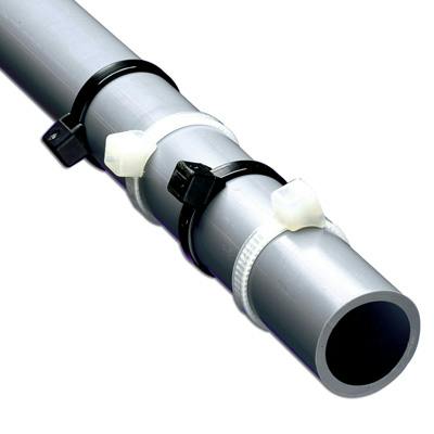 8" Natural Nylon Clamp Zip Ties