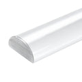 1/2" Clear Extruded Half Round Rod