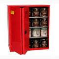 40 Gallon Eagle Paint & Ink Safety Cabinet with 3 Shelves & 2 Bi-Fold Sliding Self-Latching Doors