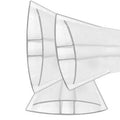 6mm Clear Polycarbonate H-Connector