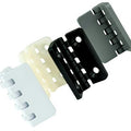 2" x 2-1/2" Gray PVC; Flush; With Holes Thermoplastic Hinge