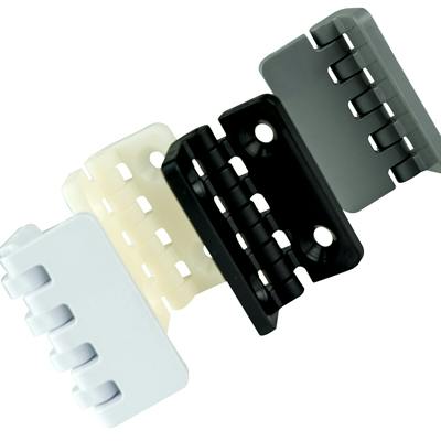 2" x 2-1/2" Gray PVC; Flush; With Holes Thermoplastic Hinge