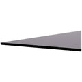0.250" (6.4mm) x 24" x 24" Black 2025 Opaque Acrylic Sheet