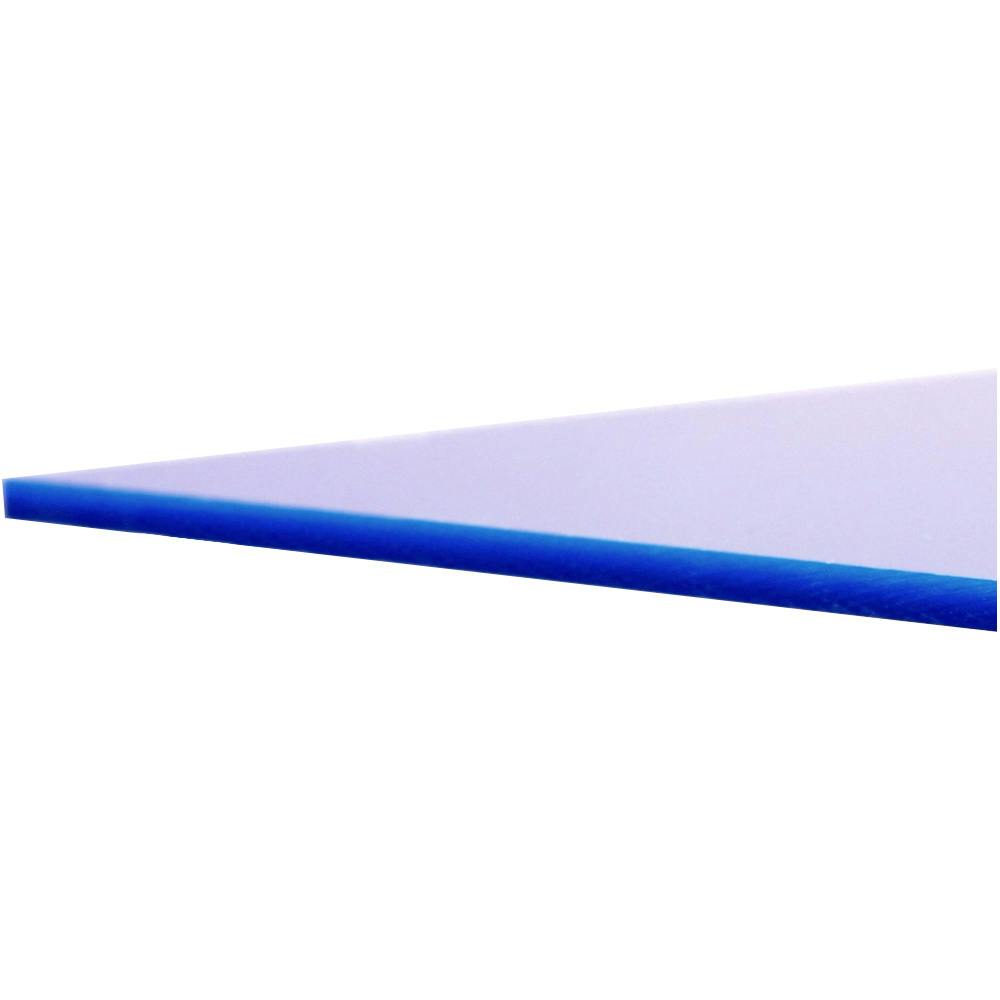 0.125" (3.2mm) x 12" x 48" Blue 2050 Translucent Acrylic Sheet
