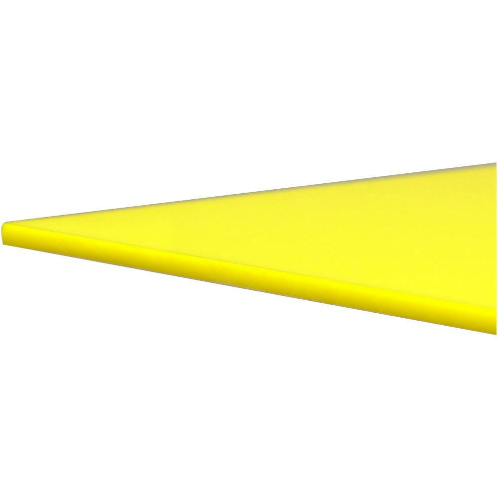 0.125" (3.2mm) x 48" x 96" Yellow 2037 Translucent Acrylic Sheet