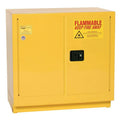 22 Gallon Yellow Eagle Under Counter Safety Cabinet with 2 Self-Closing Doors