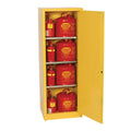 24 Gallon Eagle Space Saving Safety Cabinet with 3 Shelves & 1 Manual-Close Door