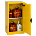 16 Gallon Eagle Space Saving Safety Cabinet with 1 Shelf & 1 Self-Closing Door