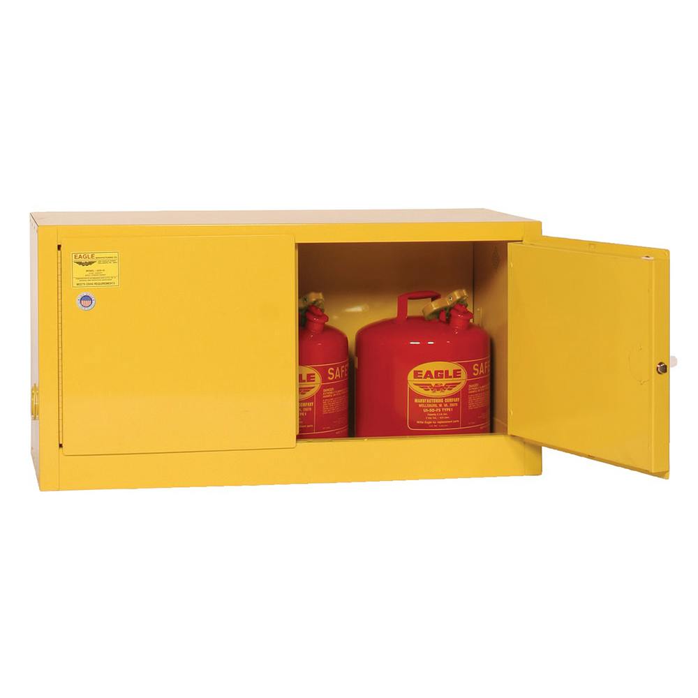 15 Gallon Yellow Eagle Add-On Cabinet with 2 Self-Closing Doors