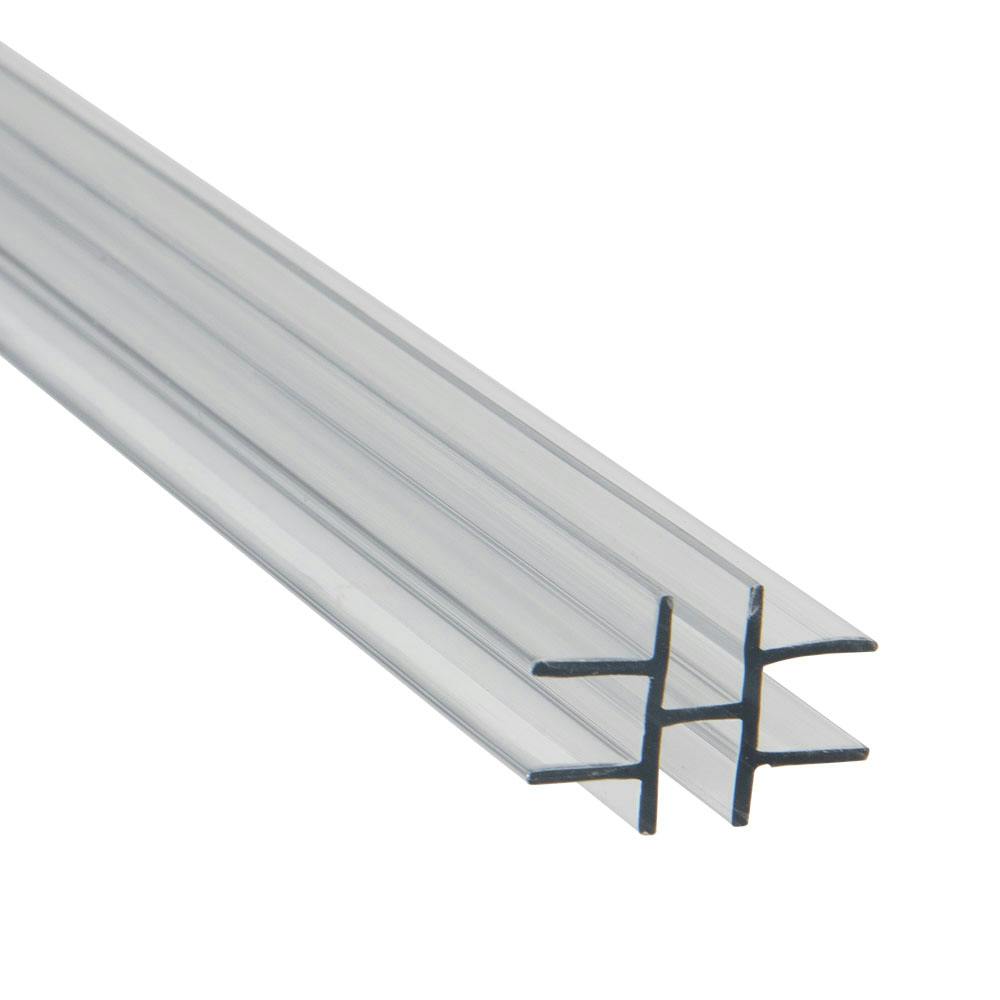 Clear Four-Way Channel Joiner