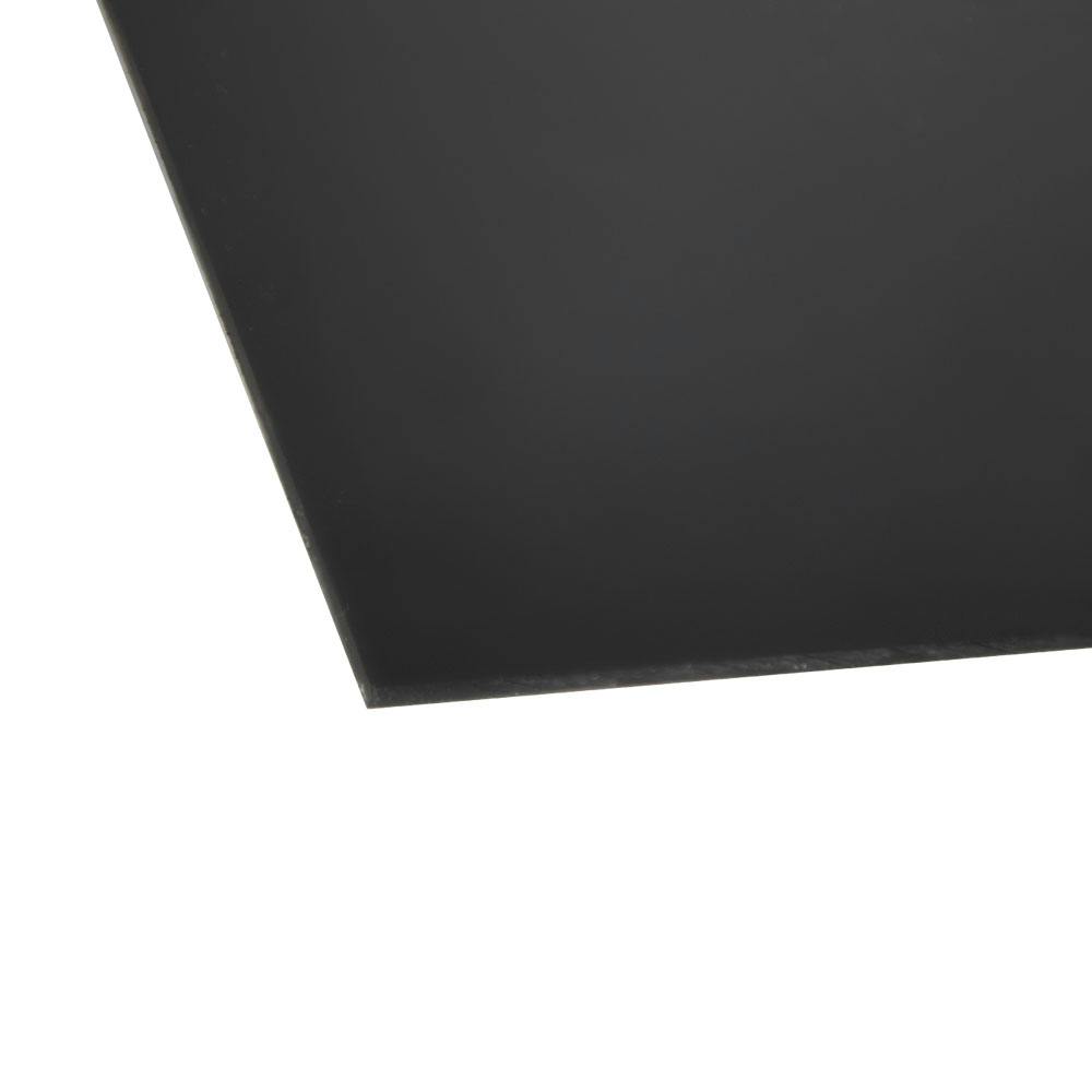 0.125" x 12" x 48" KYDEX® T Black Thermoplastic Sheet