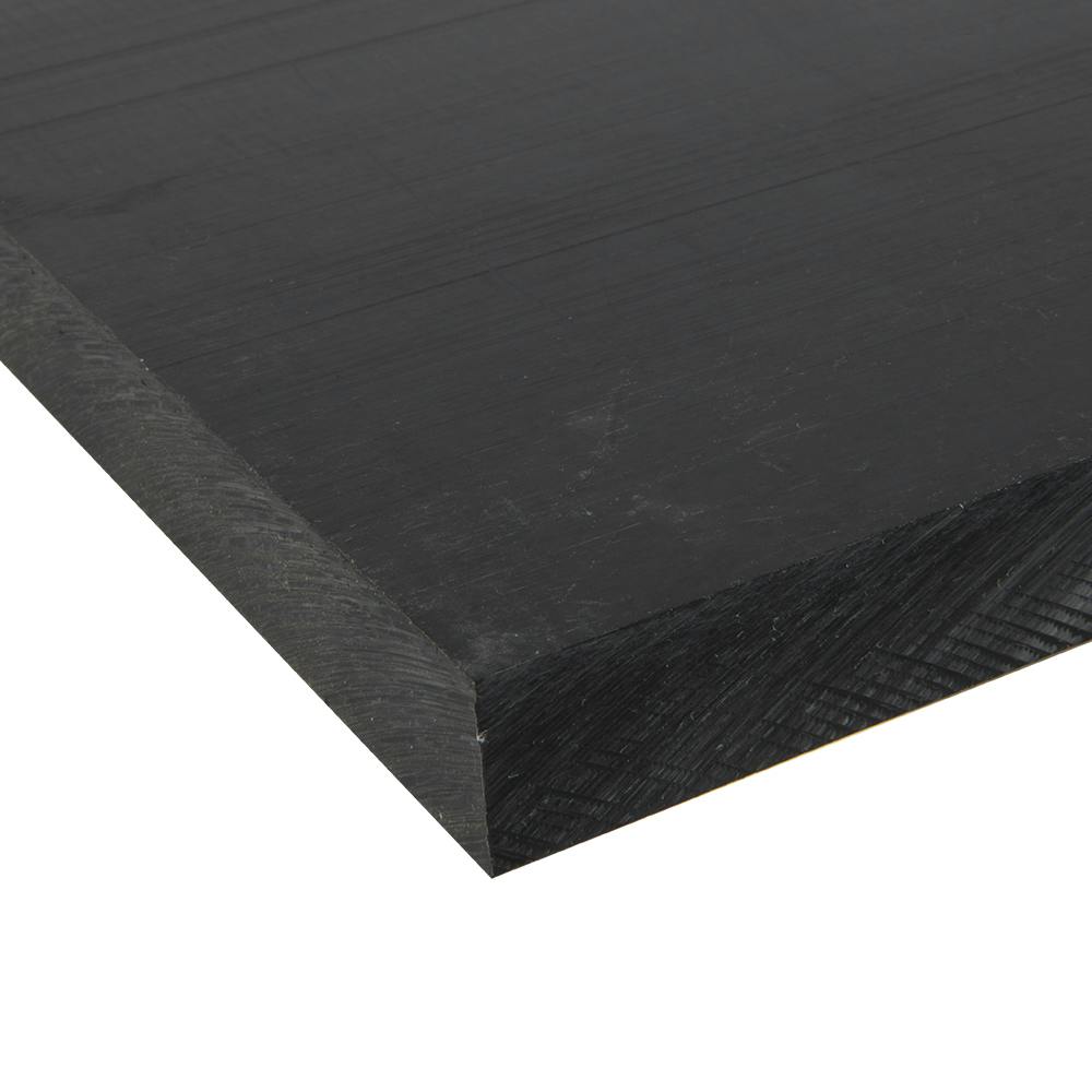 1-1/4" x 12" x 24" Black Acetron® GP Acetal Sheet