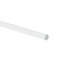 7/8" Dia. Clear PVC Solid Round Rod - 5' Length