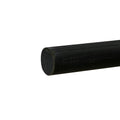 3/4" Dia. Black ABS Solid Round Rod - 8' Length