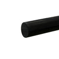 1-1/2" Dia. Black ABS Solid Round Rod - 8' Length