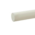 1" Dia. Natural ABS Solid Round Rod - 8' Length
