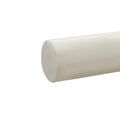 1-1/2" Dia. Natural ABS Solid Round Rod - 8' Length