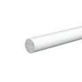 5/8" Dia. White PVC Solid Round Rod - 5' Length