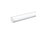 7/8" Dia. White PVC Solid Round Rod - 5' Length