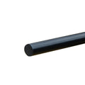 3/8" Dia. Black PVC Solid Round Rod - 5' Length