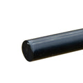 1/2" Dia. Black PVC Solid Round Rod - 5' Length