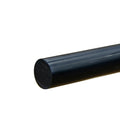7/8" Dia. Black PVC Solid Round Rod - 5' Length