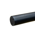 1-5/8" Dia. Black PVC Solid Round Rod - 5' Length