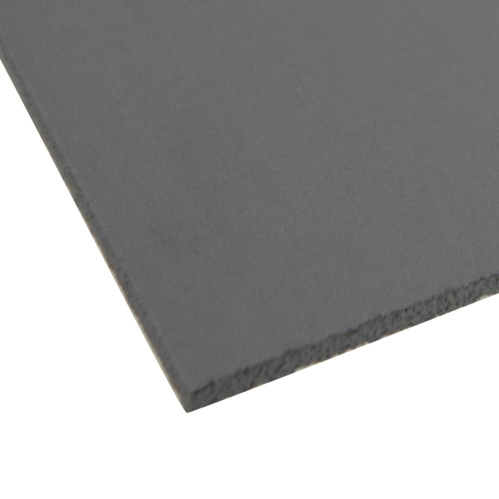 0.120" x 12" x 24" Gray Expanded PVC Sheet