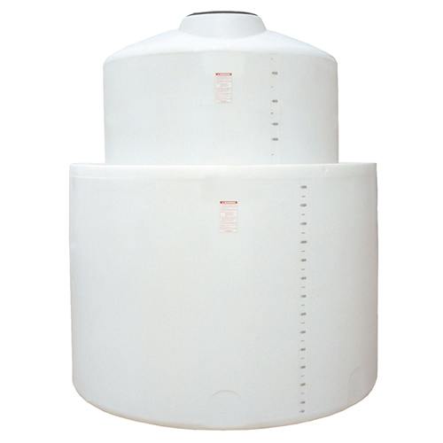 1200 Gallon Natural MDPE Round Open Top Vertical Bulk Storage Tank - 86" Dia. x 54" Hgt.