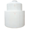 900 Gallon Natural MDPE Round Open Top Vertical Bulk Storage Tank - 86" Dia. x 43" Hgt.