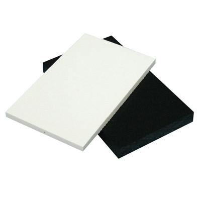 1" x 24" x 24" Polar White Seaboard® UV Stabilized HDPE Sheet