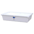625 Gallon Natural MDPE Rectangular Open Top Secondary Containment Tank - 108" L x 72" W x 24" Hgt.