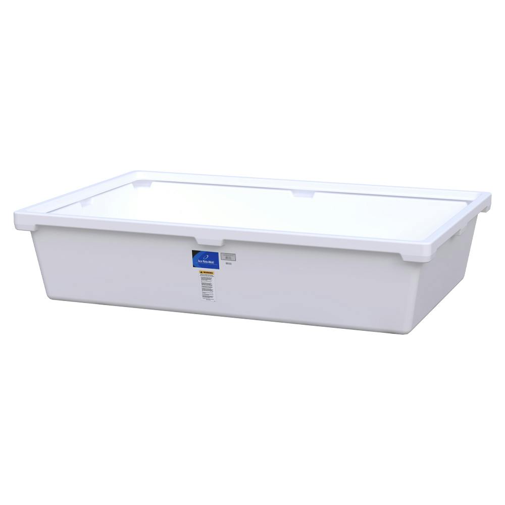 625 Gallon Natural MDPE Rectangular Open Top Secondary Containment Tank - 108" L x 72" W x 24" Hgt.