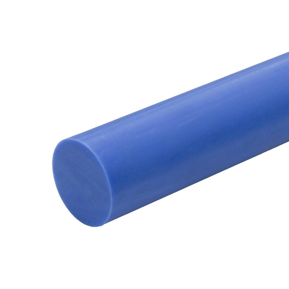 4" Dia. Nylatron® 901 PA6 Blue Rod