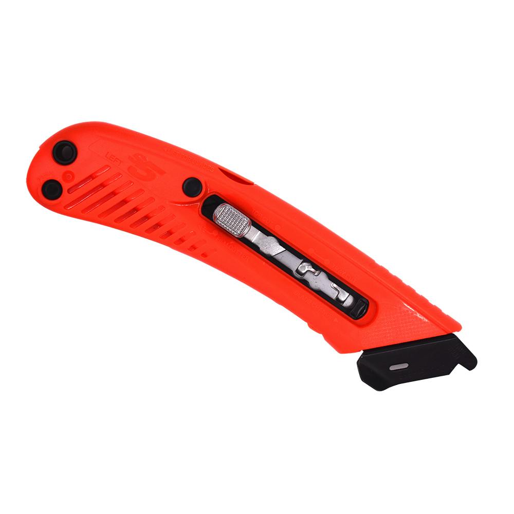 S5L™ Left-Handed Safety Cutter with 1 Blade & Film Cutter - Red
