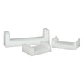 3-1/4" ID W x 3/4" ID Hgt. & 4" OD W x 1-1/4" OD Hgt. Natural UHMW Extruded Chain Guide Channel - 10' Length
