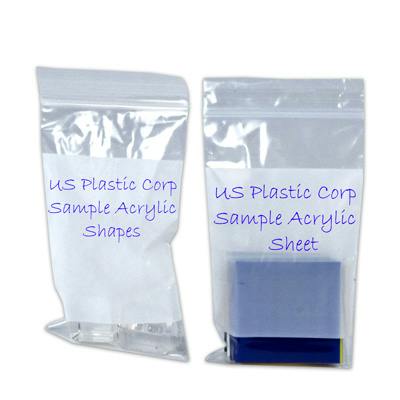 2.5" x 3" x 4 mil White Block Poly Bags