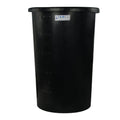 45 Gallon Black Tapered Tank - 24" Diameter x 34" High