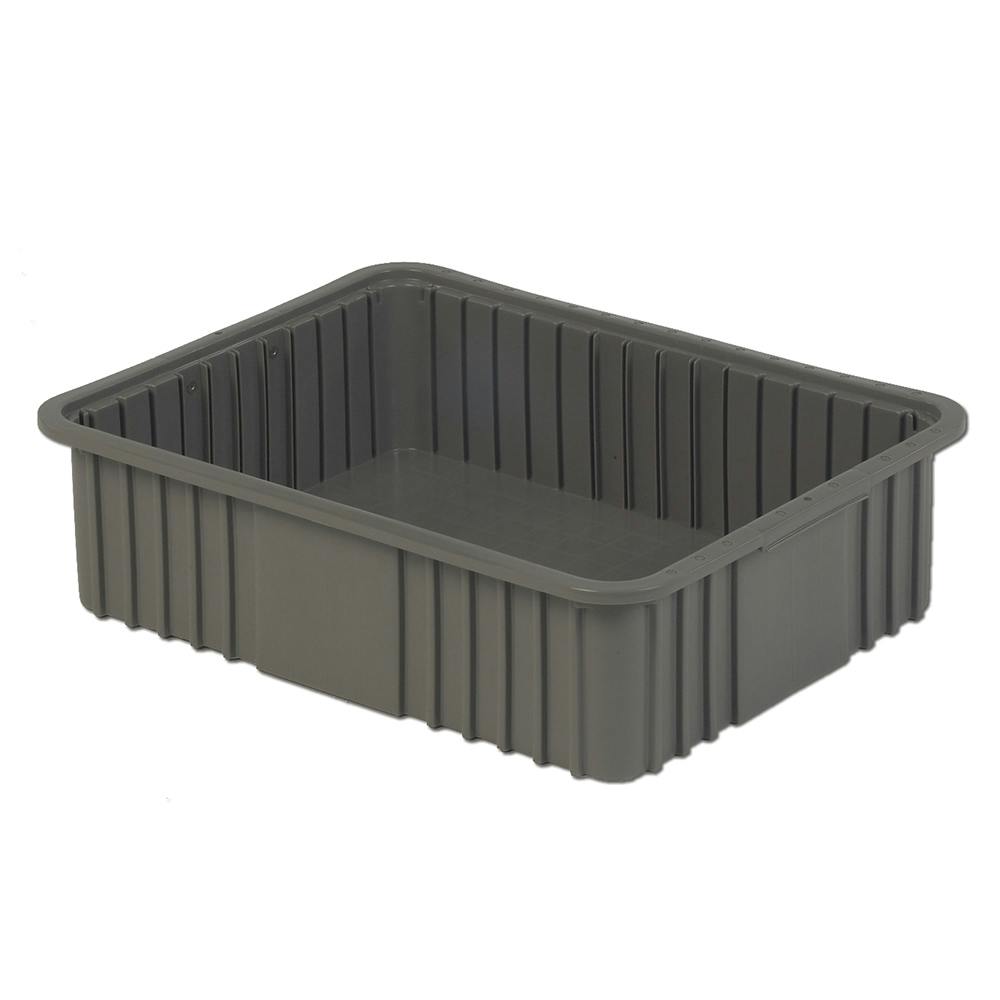 22-5/16" L x 17-5/16" W x 6" Hgt. Gray Divider Box