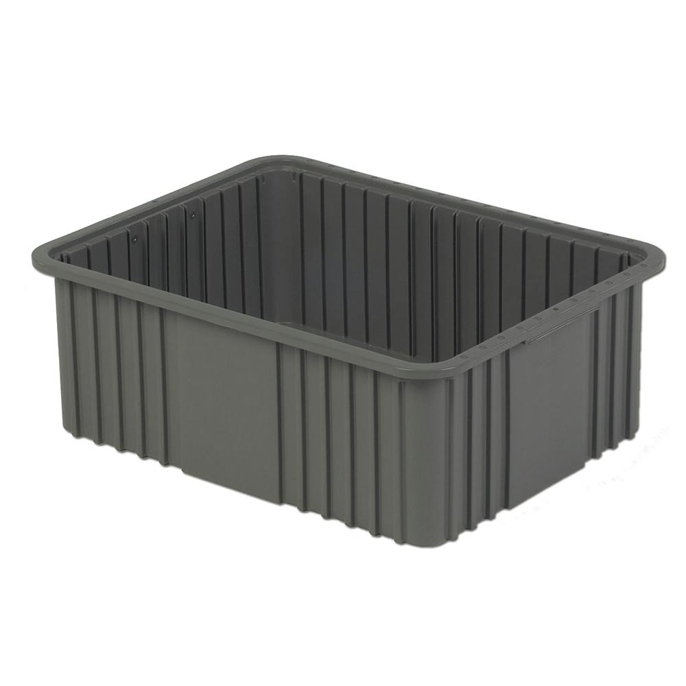 22-5/16" L x 17-5/16" W x 8" Hgt. Gray Divider Box