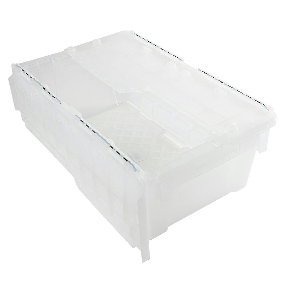 0.7 Cu. Ft. FliPak® Clear Polypropylene Shipping Container - 19-7/10" L x 11-4/5" W x 7-3/10" Hgt.