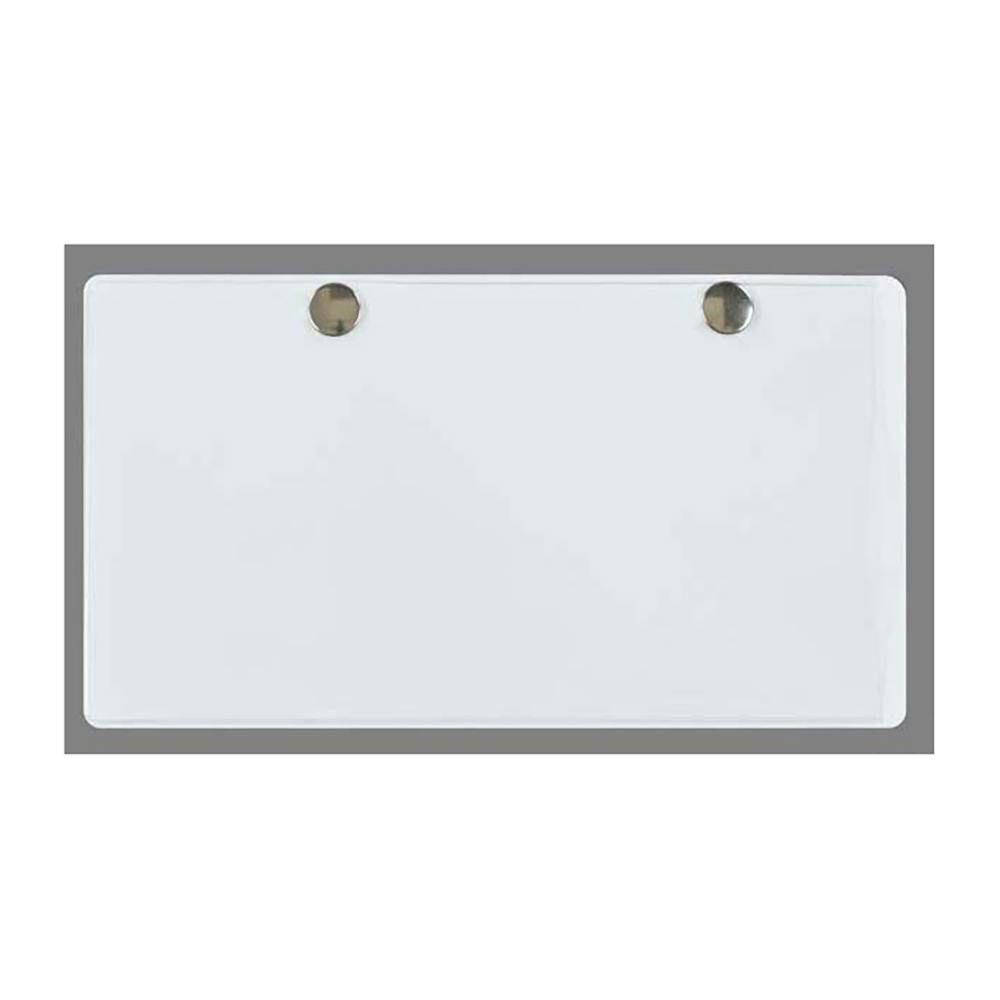 Clear Vinyl Card Holder with Snaps for 7-1/4" x 3-1/2" Cards