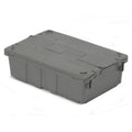 20.6" L x 13.5" W x 6.5" Hgt. Gray Security Shipper Container