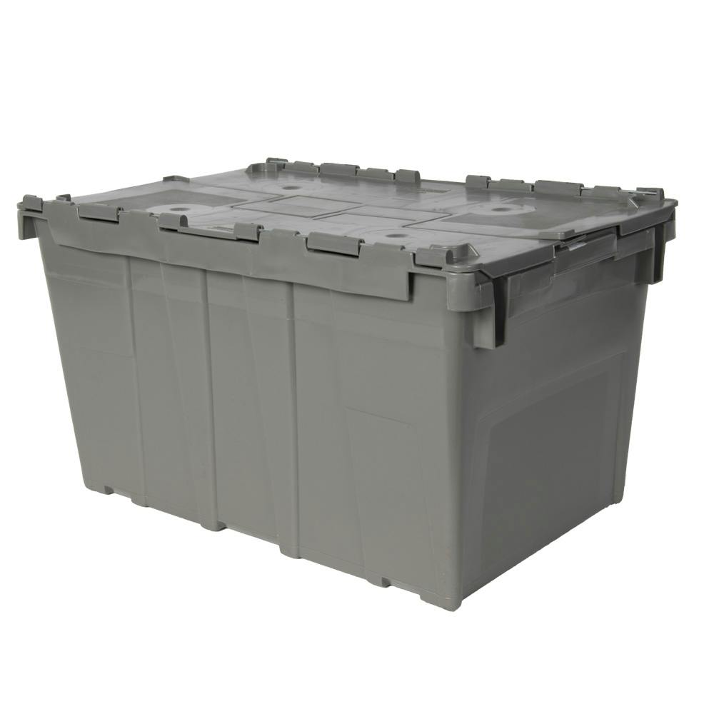 20.6" L x 13.2" W x 11.6" Hgt. Gray Security Shipper Container